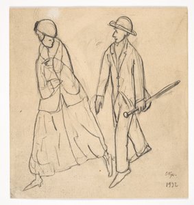 Deux figures - Christian Kongstad Petersen