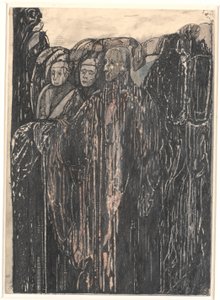 Trois figures dans un jardin - Christian Kongstad Petersen