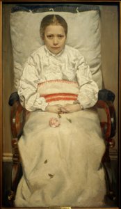 Jeune fille malade