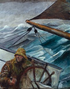 Compagnon à la barre - Christian Krohg