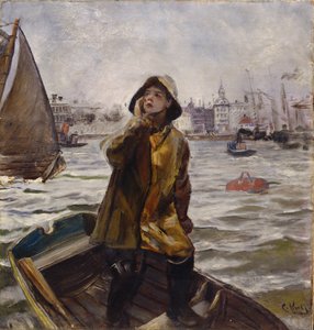Garçon pilote, baie de Bergen - Christian Krohg