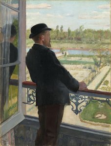 Portrait du peintre suédois Karl Fredrik Nordstrom (1855-1923) 1882 - Christian Krohg