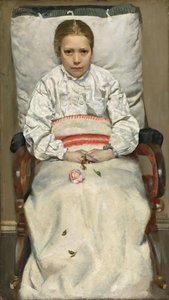 Jeune fille malade - Christian Krohg