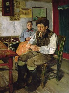 Le lieur de filets - Christian Krohg