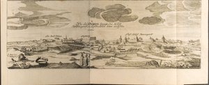 Narva Illustration des Voyages au Grand-Duc de Moscovie et au Roi de Perse par Adam Olearius - Christian Lorenzen Rothgiesser