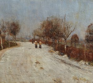 Chaussée vers Gelmeroda. 1893 - Christian Rohlfs