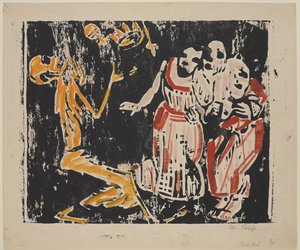 La Mort comme jongleur (Révolution), 1918-19 - Christian Rohlfs