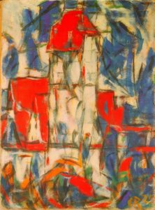 Dinkelsbühl (Vue de la ville avec tour) - Christian Rohlfs