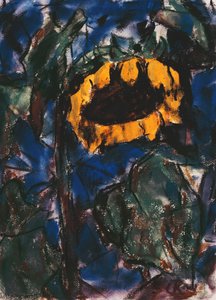 Sonnenblume - Christian Rohlfs