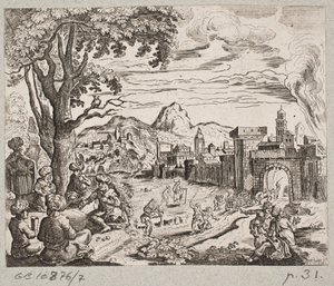 Illustration pour Adam Olearius, « Persianischer Rosenthal von einem Sinnreichen Poeten Schich Saadi [...] », Schleswig 1660 - Christian Rothgiesser