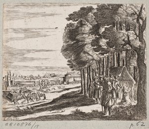 Illustration de Adam Olearius, “Persianischer Rosenthal von einem Sinnreichen Poeten Schich Saadi [...]”, Schleswig 1660