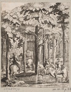 Cavaliers dans une forêt - Christian Rothgiesser