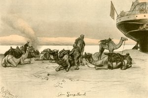 Au canal de Suez, 1898 - Christian Wilhelm Allers