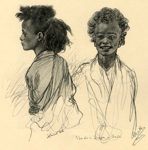 Jeunes bédouins à Assouan - Christian Wilhelm Allers