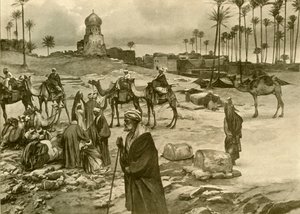 Caravane à Mît-Rahîne, 1898