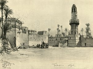 Maisons à Nagada, Égypte, 1898 - Christian Wilhelm Allers