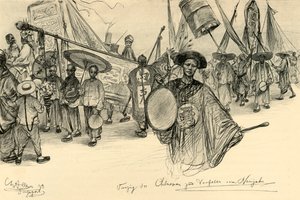 Parade du Nouvel An, Singapour, 1898