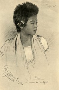 Päo - adolescente, Bangkok, 1898 - Christian Wilhelm Allers