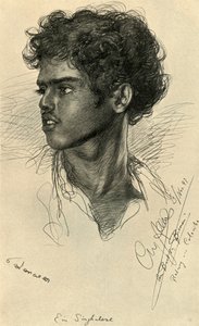 Homme cinghalais, Colombo, Ceylan - Christian Wilhelm Allers