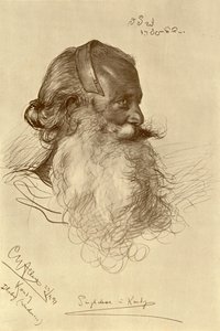 Blanchisseur cinghalais, Kandy, Ceylan, 1898 - Christian Wilhelm Allers