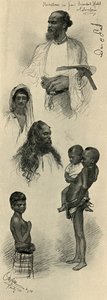 Études de personnes, Ceylan - Christian Wilhelm Allers