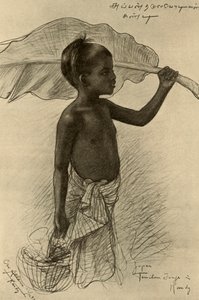 Garçon tamoul, Kandy, Ceylan, 1898 - Christian Wilhelm Allers