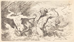 Les Tritons combattants - Christian Wilhelm Ernst Dietrich