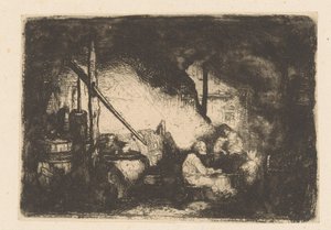 Trois figures à table - Christian Wilhelm Ernst Dietrich