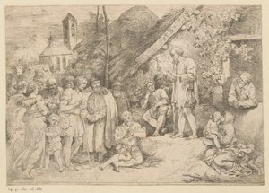 Saint Jacques prêchant - Christian Wilhelm Ernst Dietrich