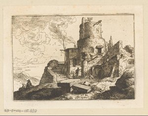 Paysage avec tour de guet