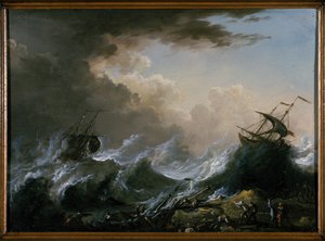 Tempête en mer et naufrage - Christian Wilhelm Ernst Dietrich