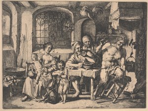 Le Satyre dans la maison des paysans
