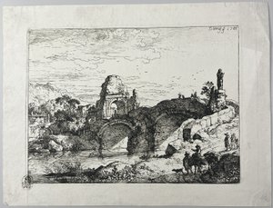Le pont de pierre - Christian Wilhelm Ernst Dietrich