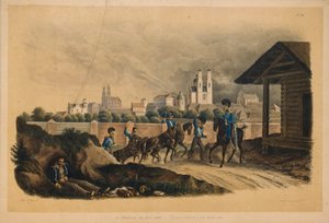 Près de la ville de Polotsk le 25 juillet 1812, années 1820 - Christian Wilhelm Faber du Faur von