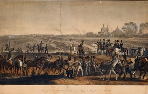 La traversée du Dniepr le 14 août 1812, années 1820 - Christian Wilhelm Faber du Faur von