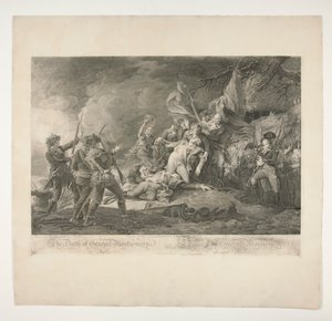 La mort du général Montgomery devant Québec - Christian Wilhelm Ketterlinus