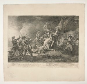 La mort du général Montgomery à Québec - Christian Wilhelm Ketterlinus