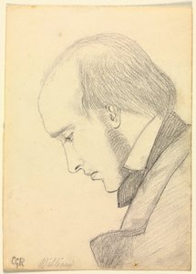 Portrait de William Michael Rossetti - Christina Georgina Rossetti