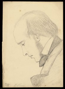 Portrait de William Michael Rossetti - Christina Georgina Rossetti