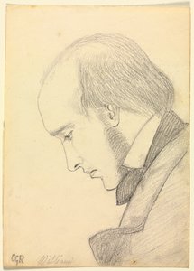 Portrait de William Michael Rossetti, vers 1853 - Christina Georgina Rossetti