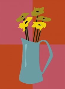 Des fleurs dans un vase