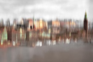 Lueur urbaine abstraite