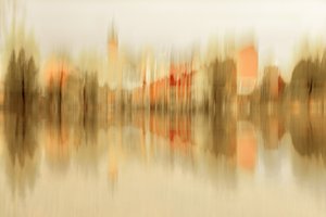 Reflets urbains flous