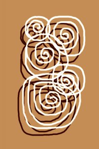 Volutes abstraites en boucles - Christina Sillen