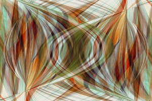 Abstrait fluide aux tons terreux