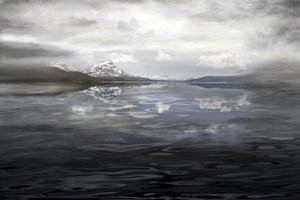 Reflet sur la montagne brumeuse - Christina Sillen