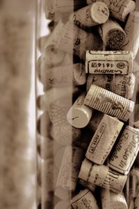 Bouchons de vin rustiques