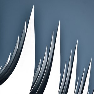 Formes abstraites aux lignes nettes