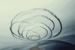 Paysage de fumée en spirale - Christina Sillen