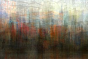 Une ville animée, floue - Christina Sillen